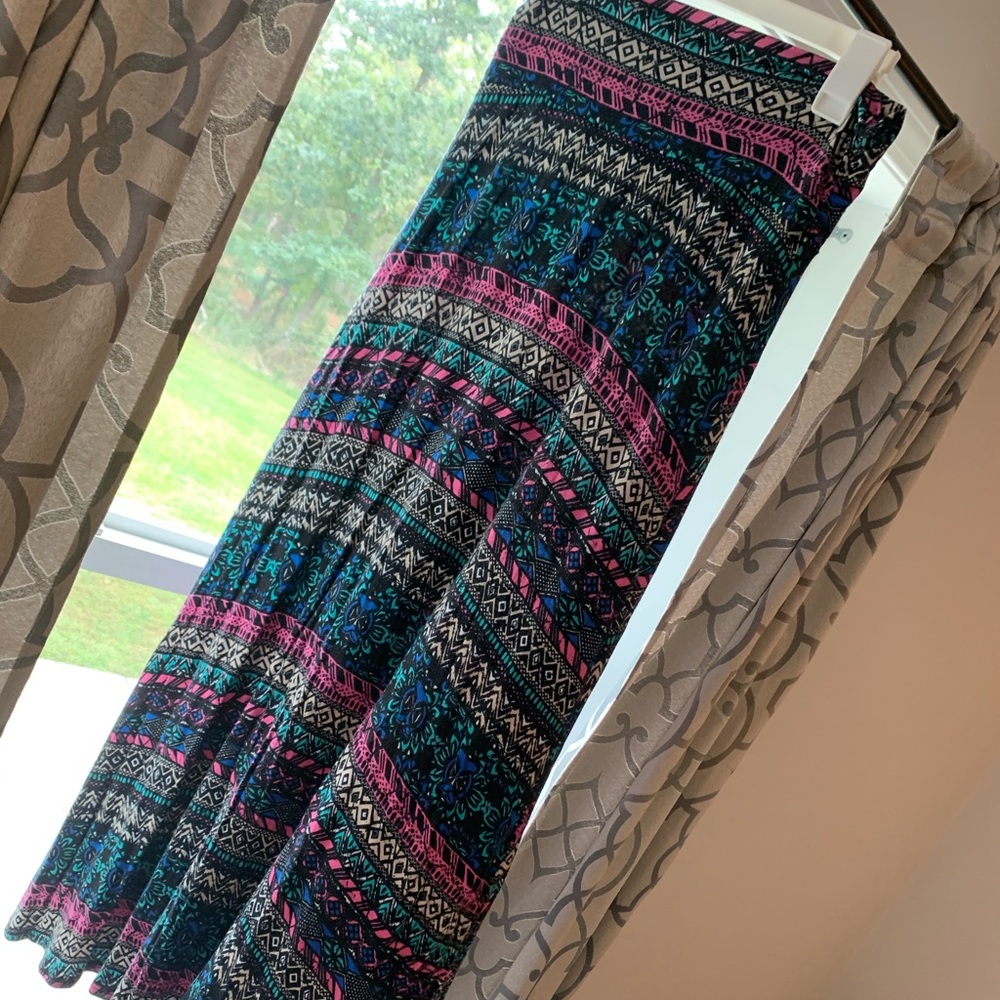 Long flowy skirt